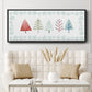 Christmas Tree Whimsy Collection C - Floater Framed Canvas Print