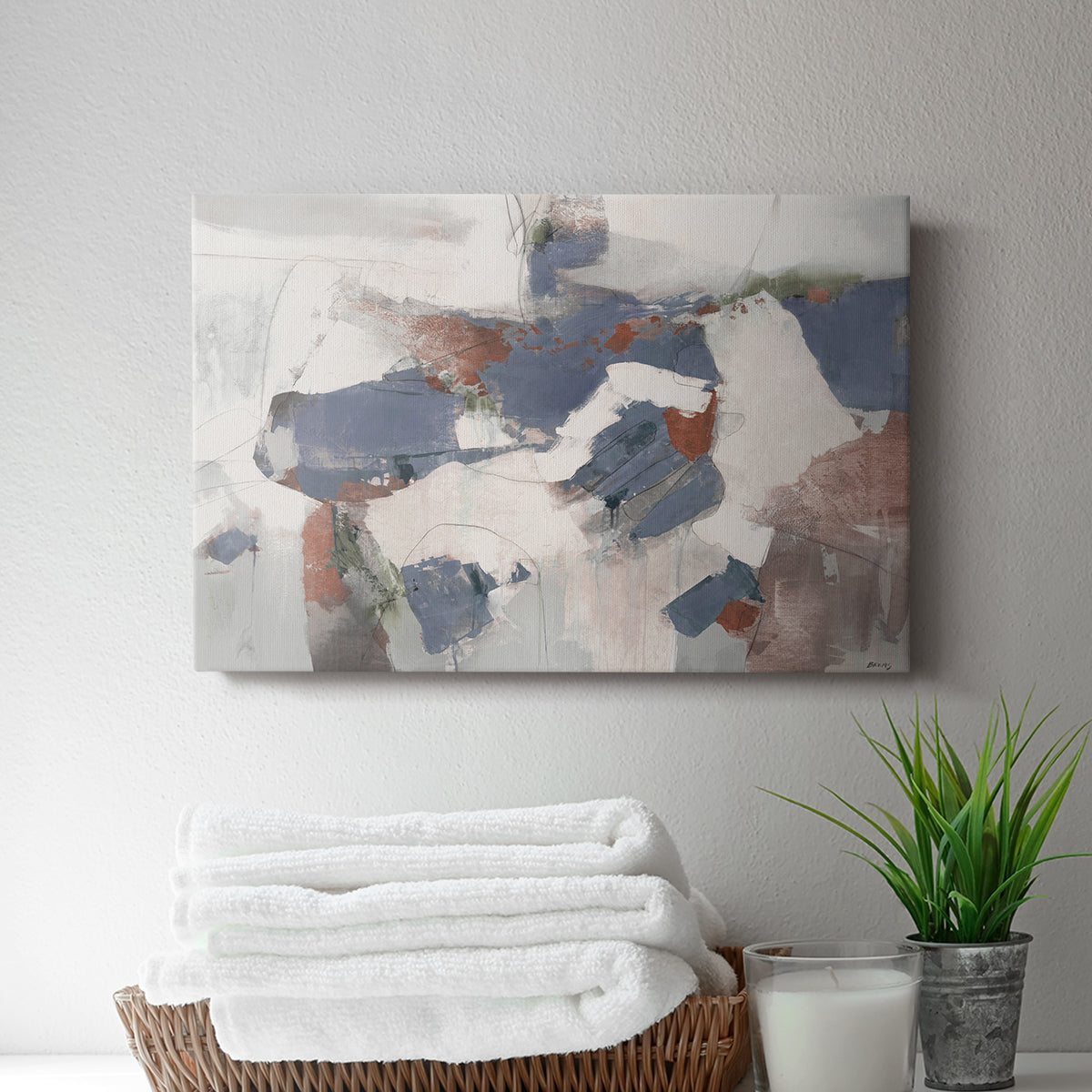 Coral Abstract - Canvas Art Print