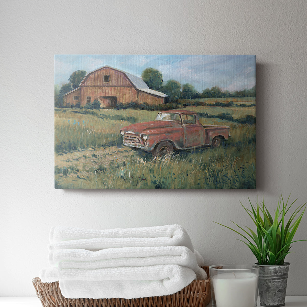 Rusting Away I - Canvas Art Print