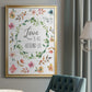 Love is All Around Us - Modern Framed Canvas Print