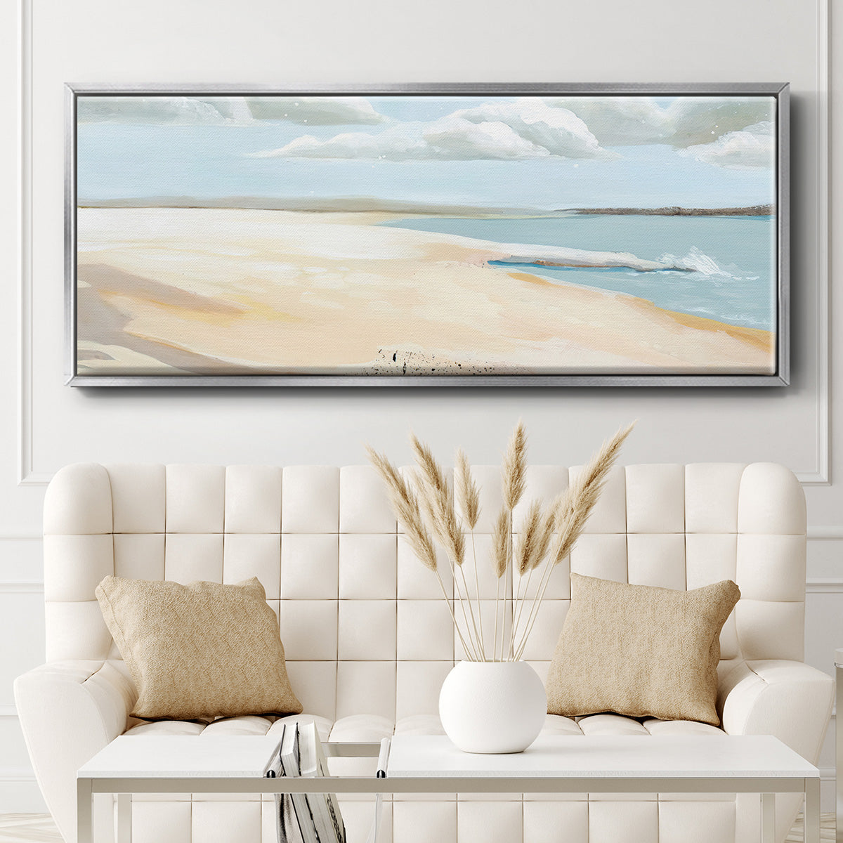Sandy Getaway II - Floater Framed Canvas Print