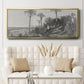On the Coast of Florida - Floater Framed Canvas Print