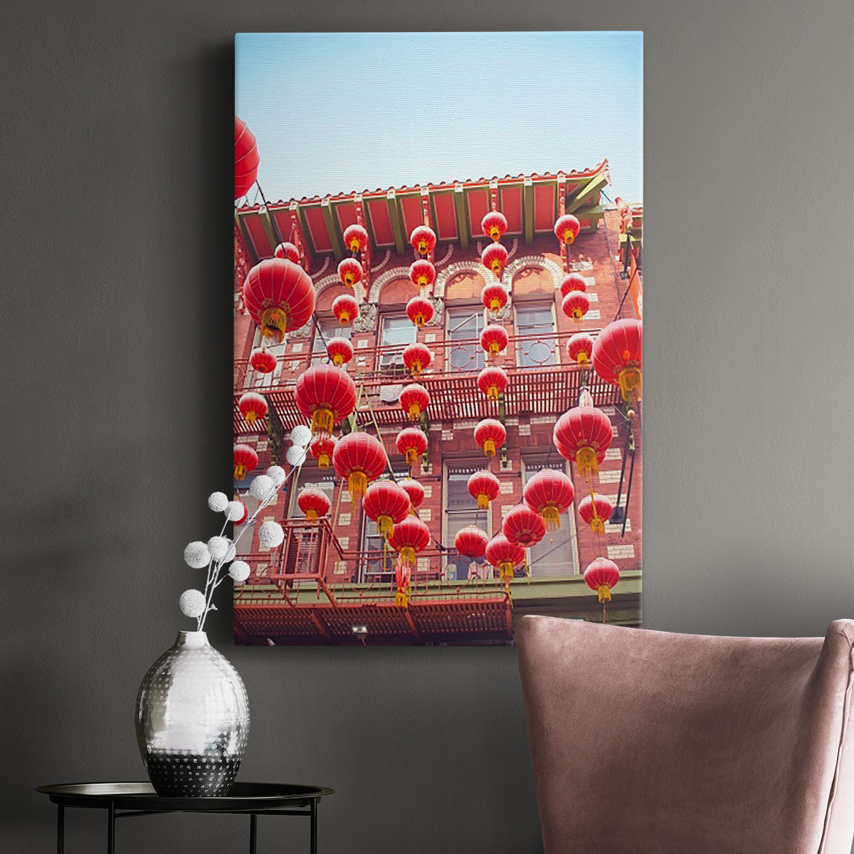 Lovely Lanterns II Premium Gallery Wrapped Canvas - Ready to Hang