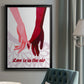 Groovy Love II - Modern Framed Canvas Print