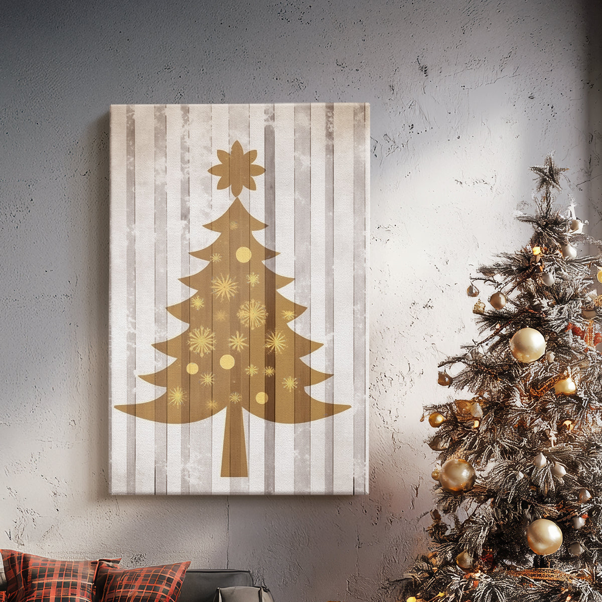 Dawn of Gilded Blessing - Canvas Art Print