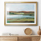 Autumn River Crossing II - Modern Framed Art Print