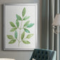 Spring Greens III - Modern Framed Canvas Print