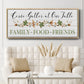 Feeding Friends I - Floater Framed Canvas Print