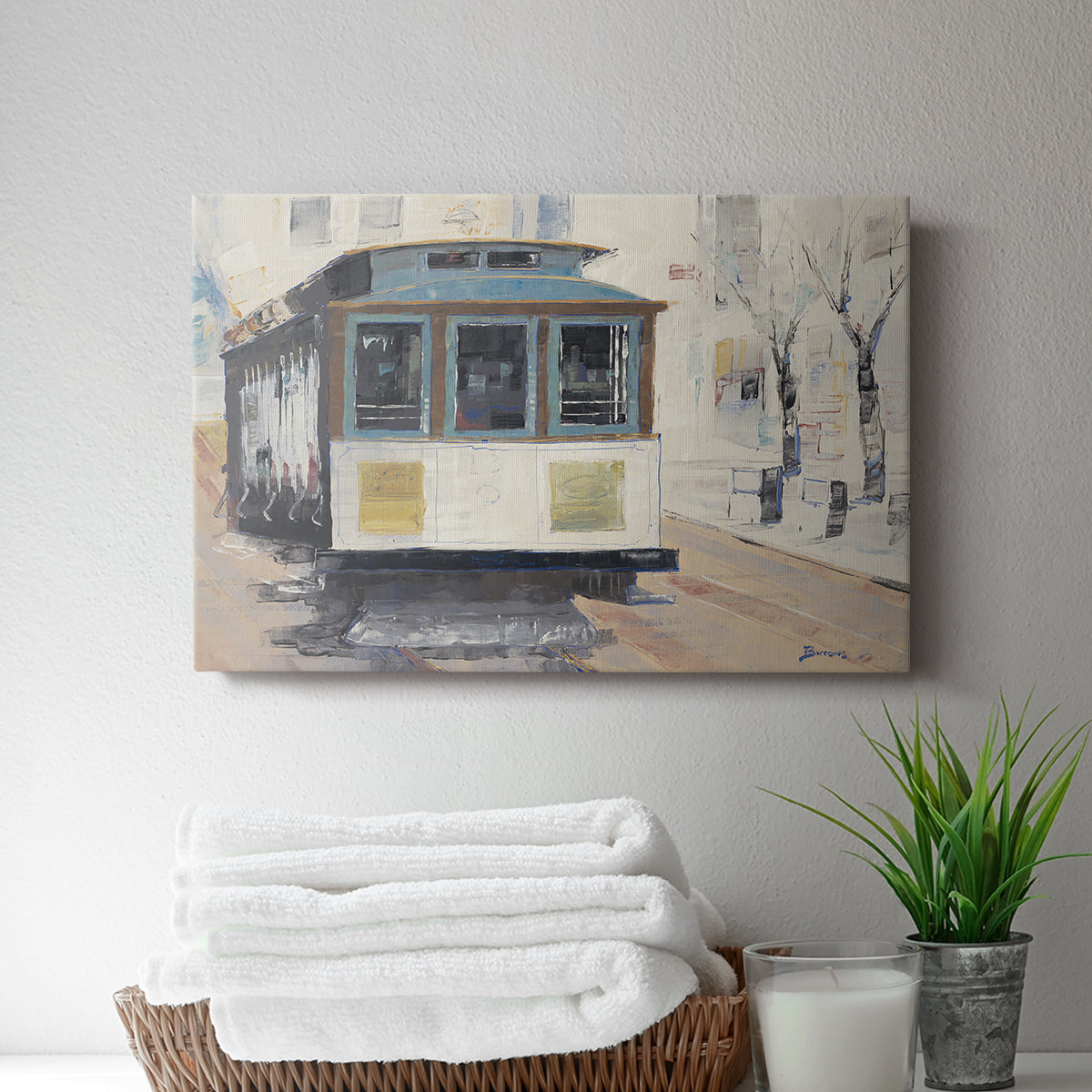 Cable Town - Canvas Art Print