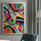 Bold Shape Shift II - Modern Framed Canvas Print