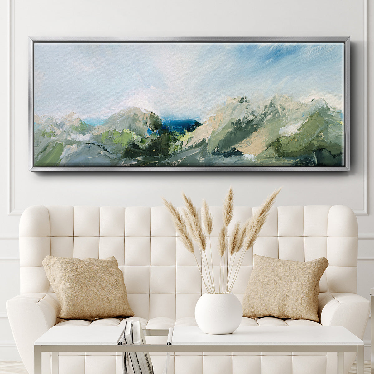 Nature's Peace II - Floater Framed Canvas Print