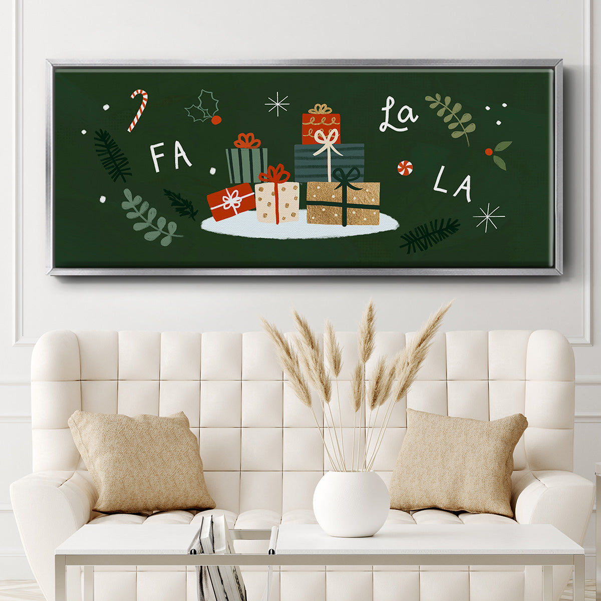 Little St. Nick Collection D - Floater Framed Canvas Print
