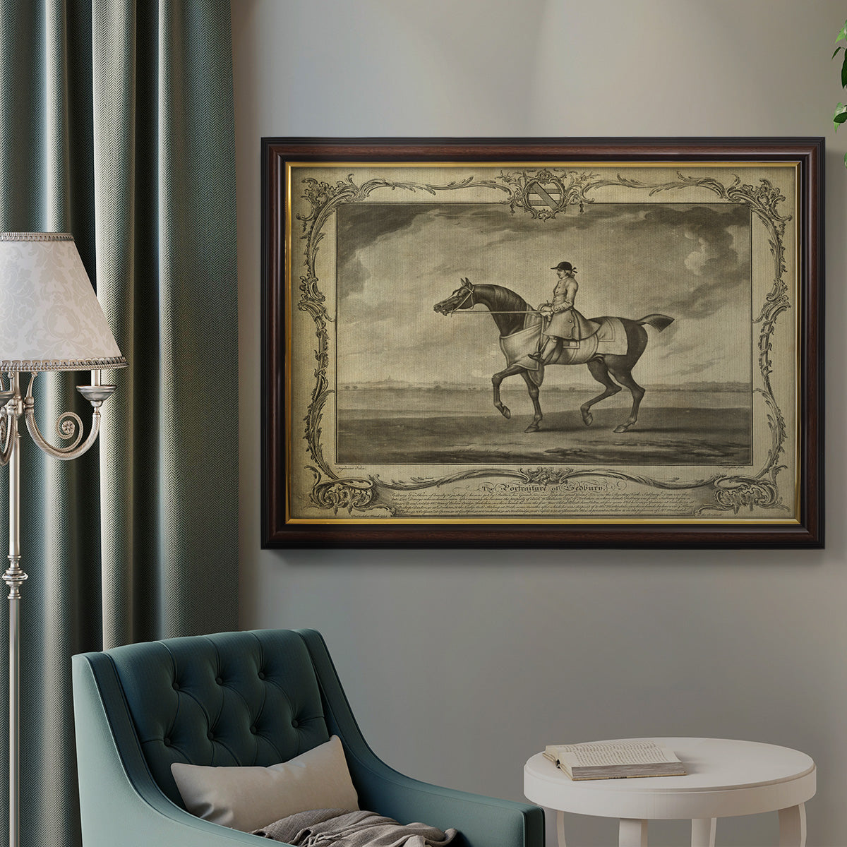 Distinguished Horses II Premium Framed Canvas- Ready to Hang