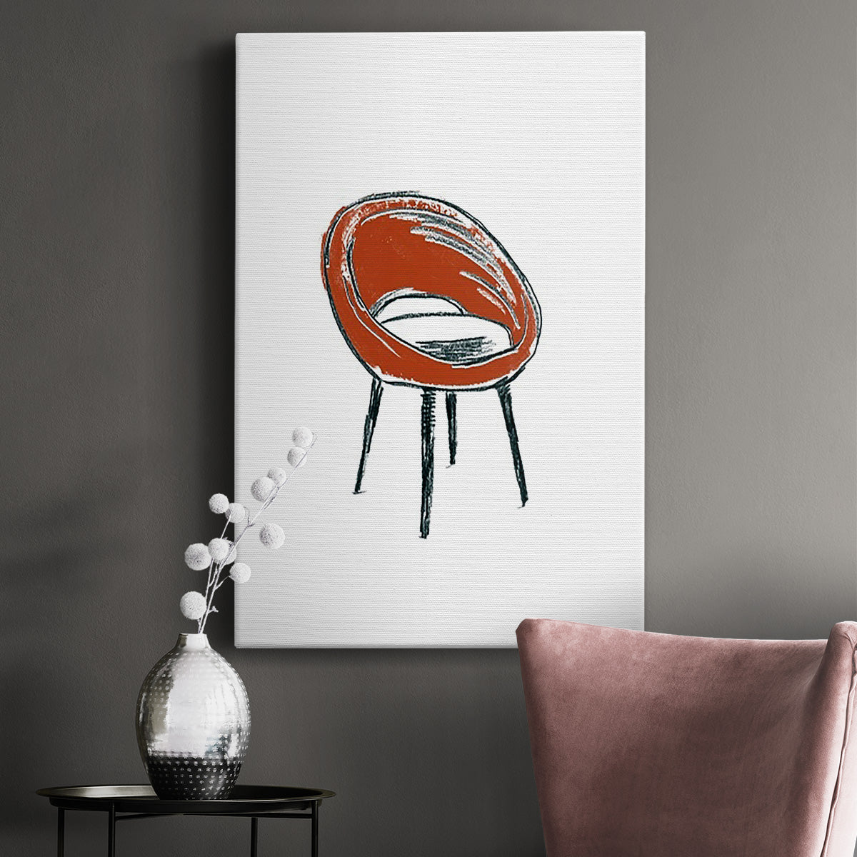 Take a Seat V Premium Gallery Wrapped Canvas - Ready to Hang