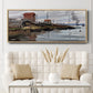 The Seine at Petit - Floater Framed Canvas Print