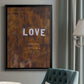 Love Never Fails I - Modern Framed Canvas Print