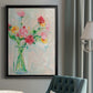 Painterly Soft Bouquet I - Modern Framed Canvas Print