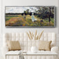 The Promenade Near Argenteuil, 1875 - Floater Framed Canvas Print