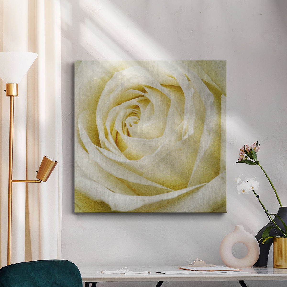 Wall Flower III-Premium Gallery Wrapped Canvas - Ready to Hang