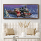All Aboard - Floater Framed Canvas Print
