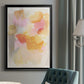 Warm Petals I - Modern Framed Canvas Print