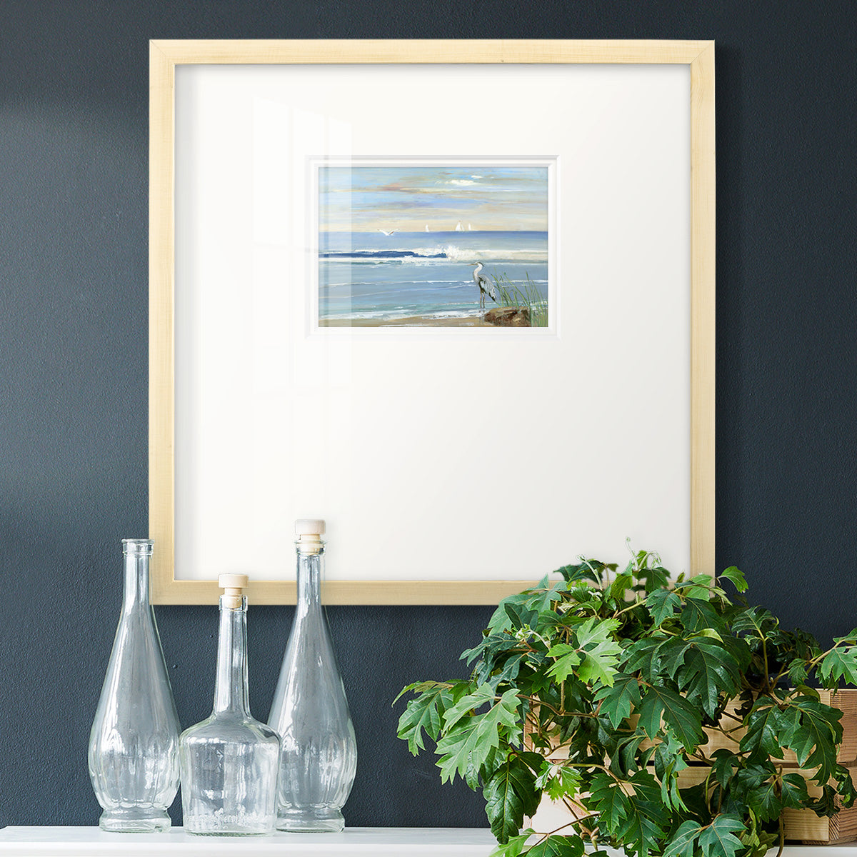 Sunrise Bay Premium Framed Print Double Matboard