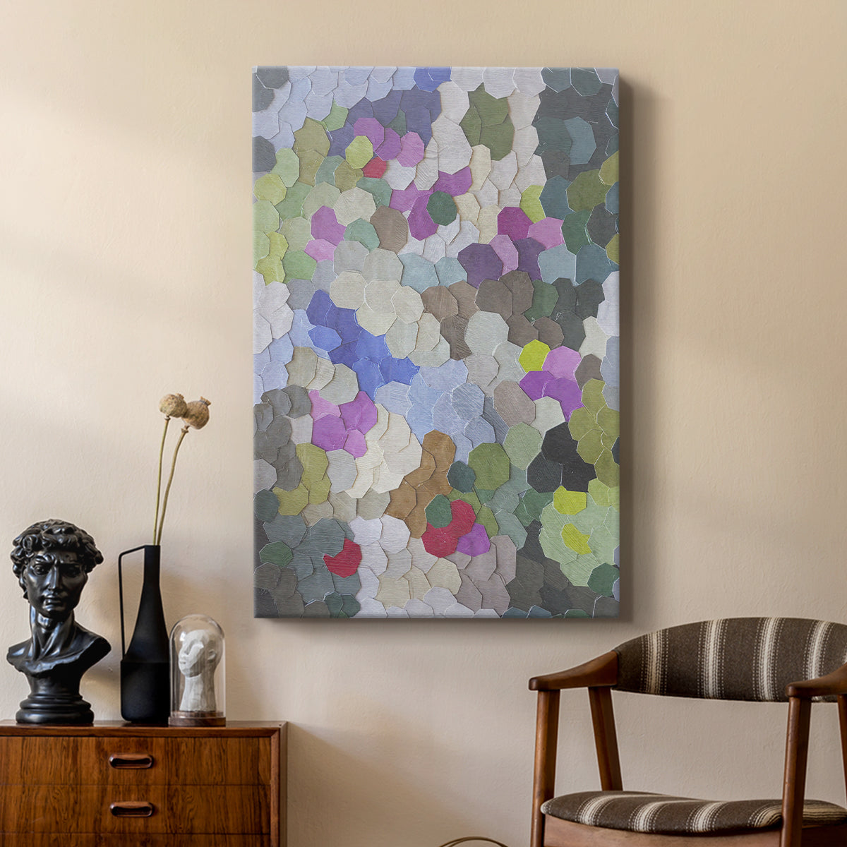Monaco Hill Garden - Canvas Art Print