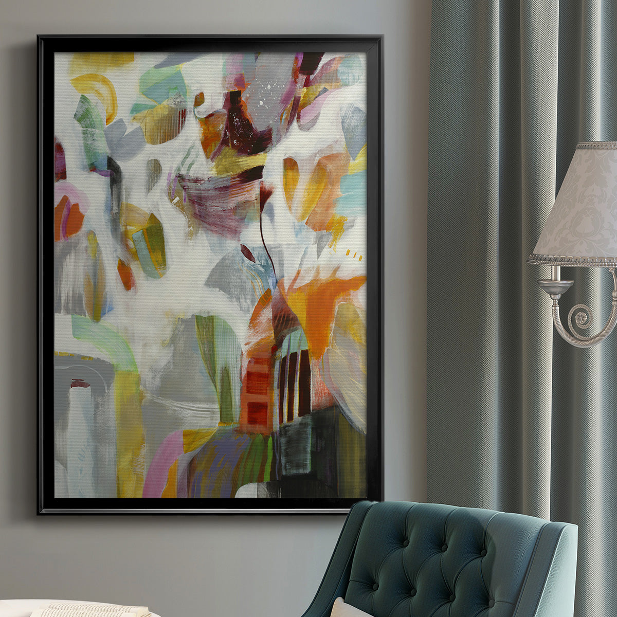 Renewal - Modern Framed Canvas Print