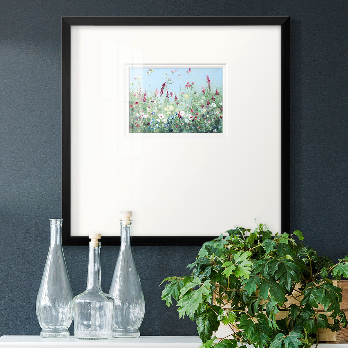 Sweet Summer Meadow Premium Framed Print Double Matboard