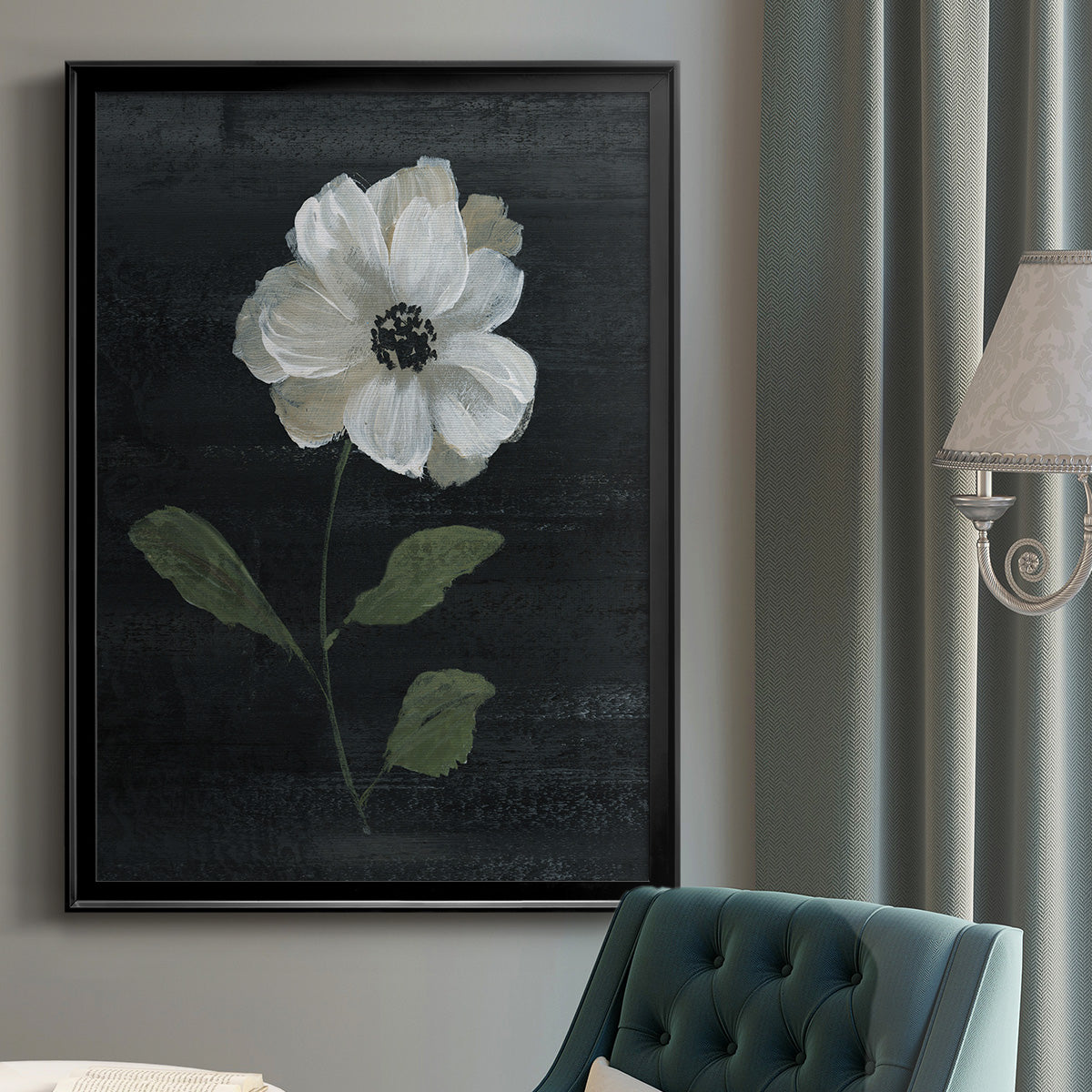 Country Botanical I - Modern Framed Canvas Print