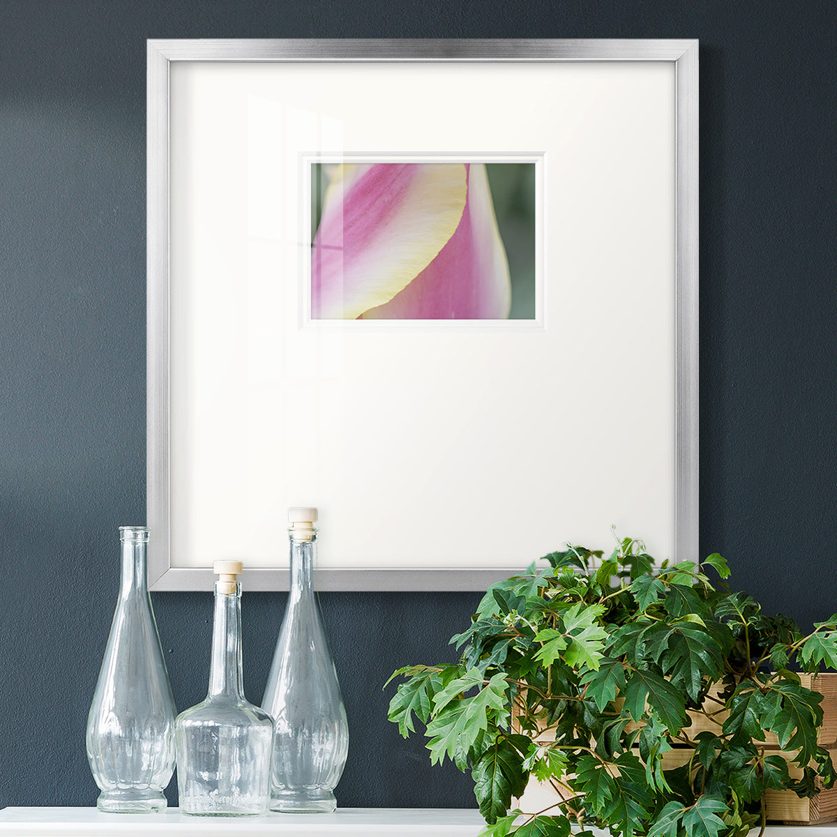 Delicate Premium Framed Print Double Matboard