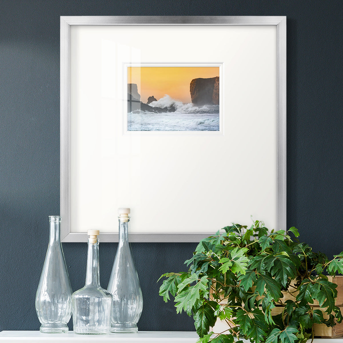 Spray Premium Framed Print Double Matboard