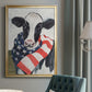 American Cow I - Modern Framed Canvas Print