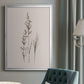 Delicate Stems I - Modern Framed Canvas Print