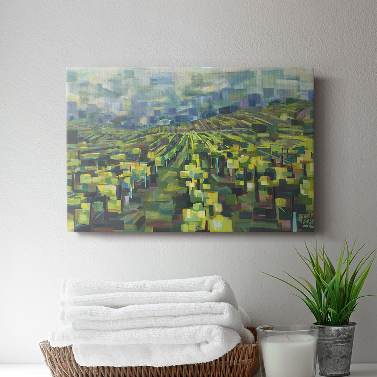 Yellow Grapevines Forever - Canvas Art Print