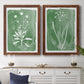 Green Botanical I - Premium Framed Canvas 2 Piece Set - Ready to Hang