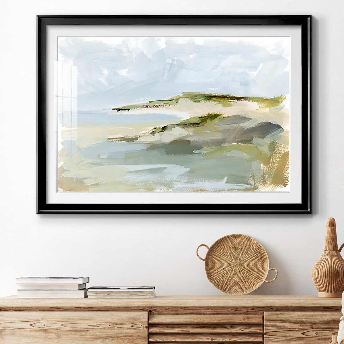 Sea Cove Impression I Premium Framed Print - Ready to Hang