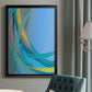 Circulating Flow I - Modern Framed Canvas Print