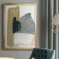 Marble Block Symmetry II - Modern Framed Canvas Print
