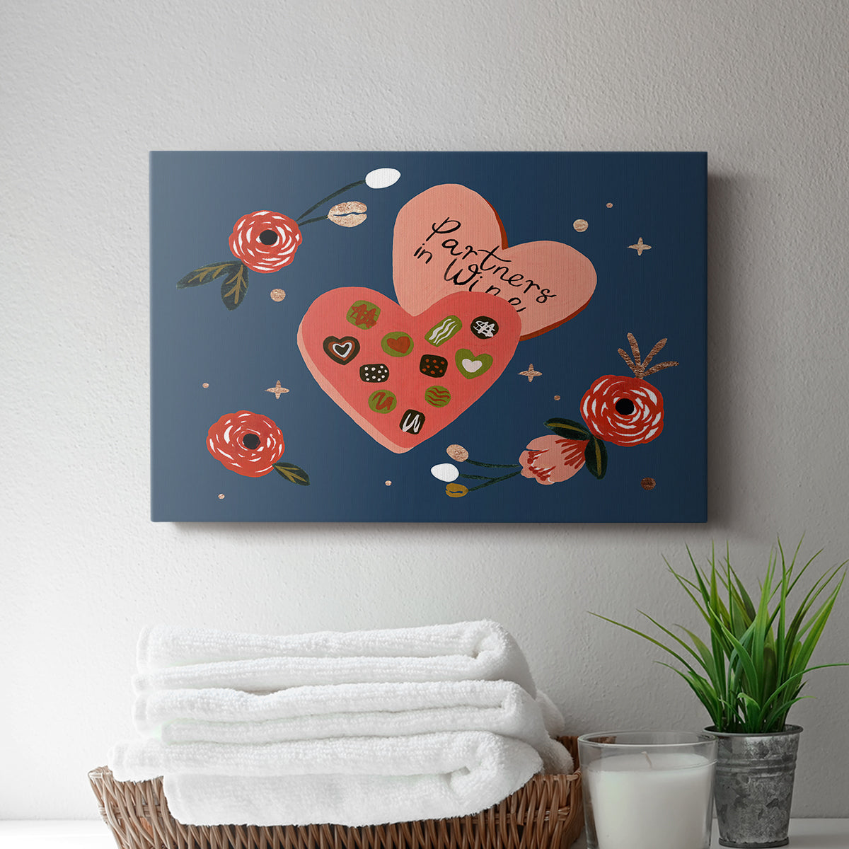Happy Galentine I - Canvas Art Print
