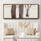 Under the Winter Tree II - Floater Framed Canvas Print