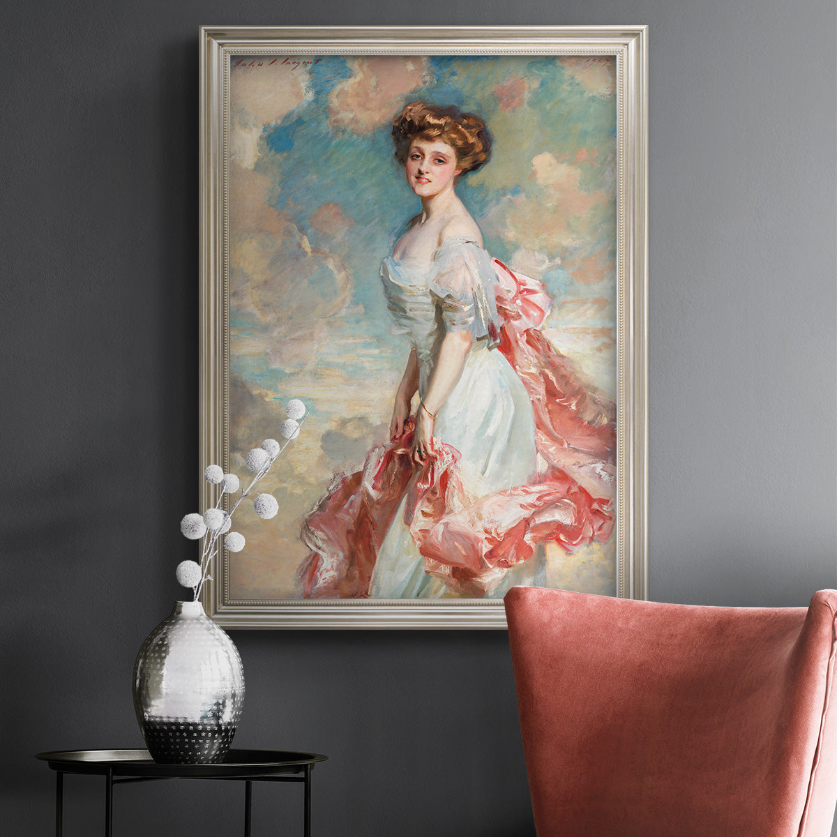 Miss Mathilde Townsend - Ornate Framed Canvas Print