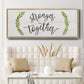 Stronger Together - Floater Framed Canvas Print