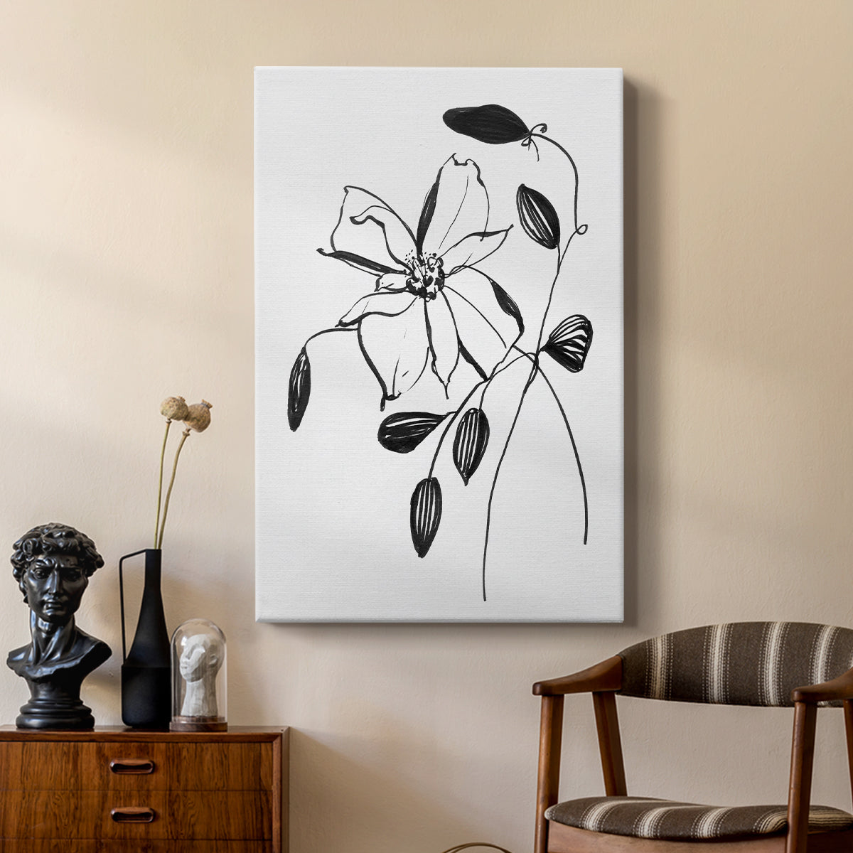 Wild Clematis II - Canvas Art Print