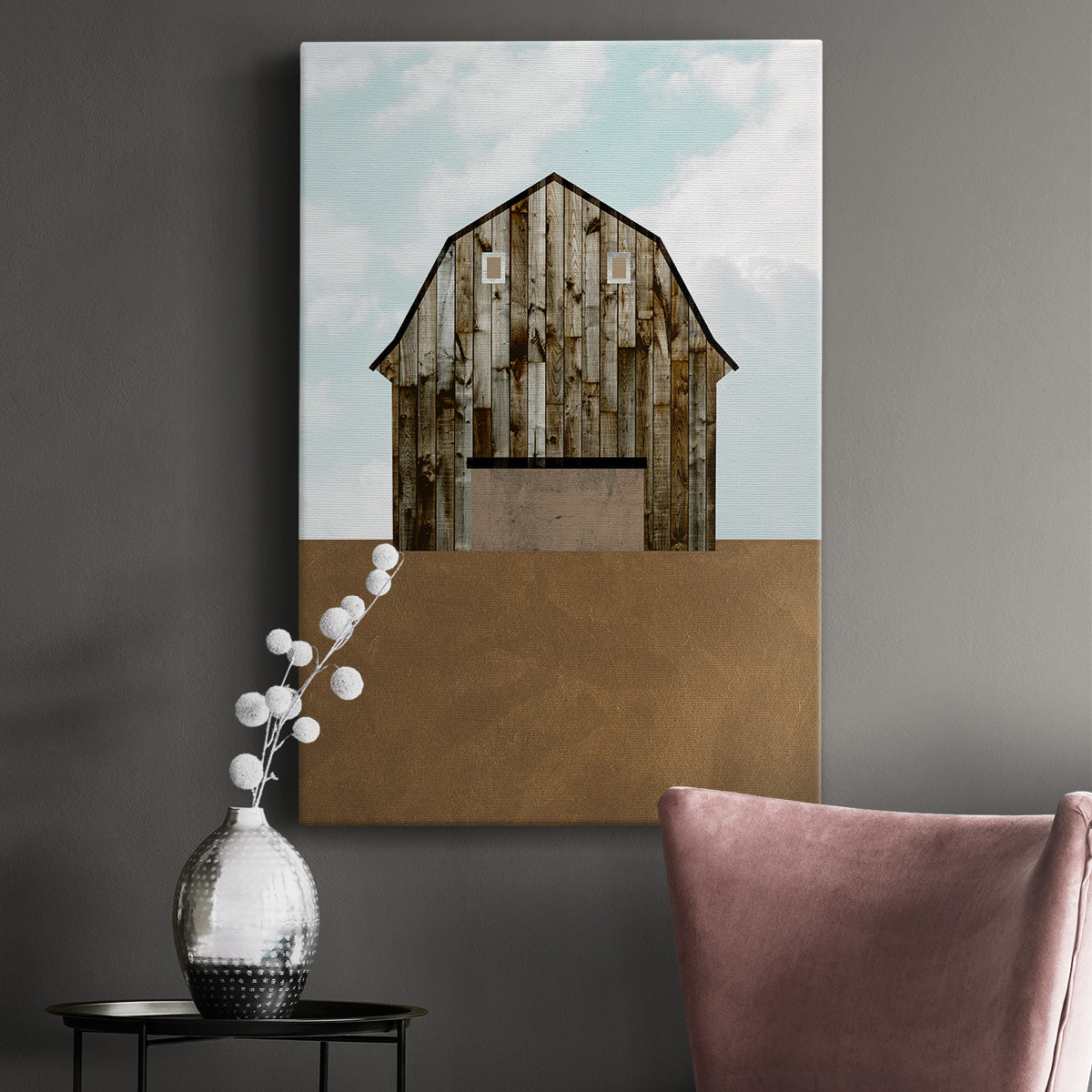 A Barn's Portrait I Premium Gallery Wrapped Canvas - Ready to Hang