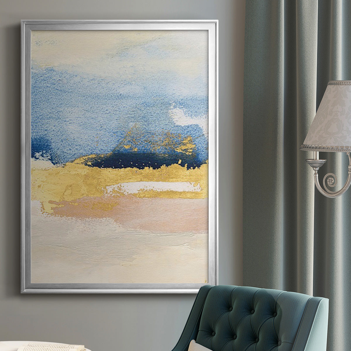 Pampa II - Modern Framed Canvas Print