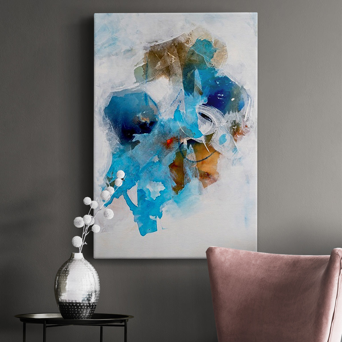 Misty Blue I - Canvas Art Print