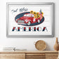 God Bless America Truck - Modern Framed Art Print