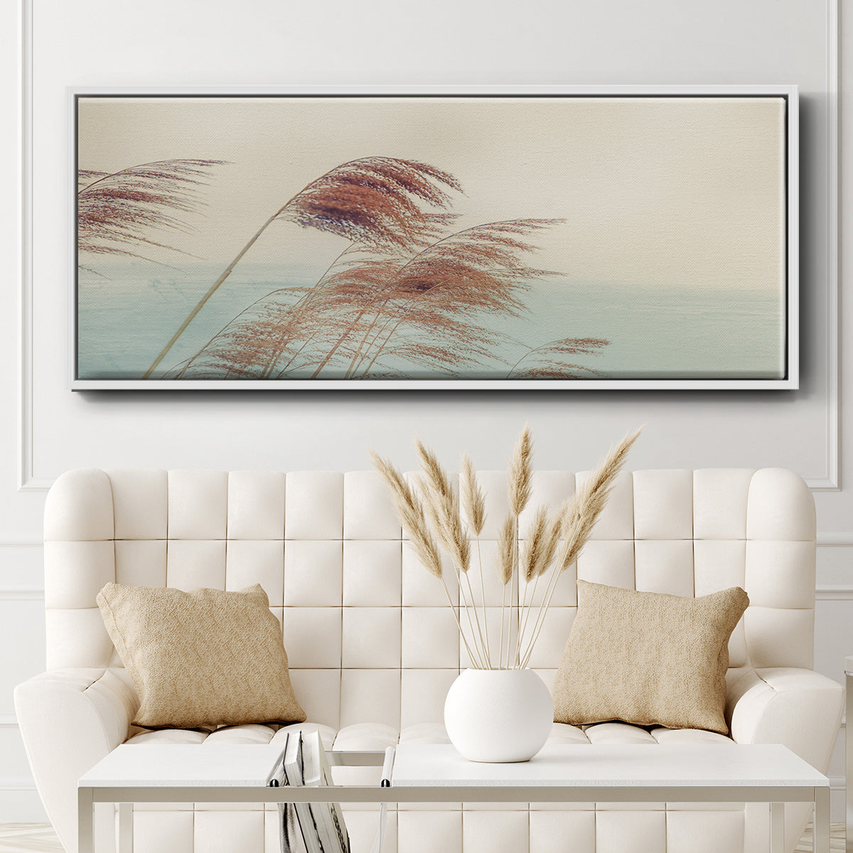 Windy I - Floater Framed Canvas Print