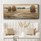Linen Landscape I - Floater Framed Canvas Print
